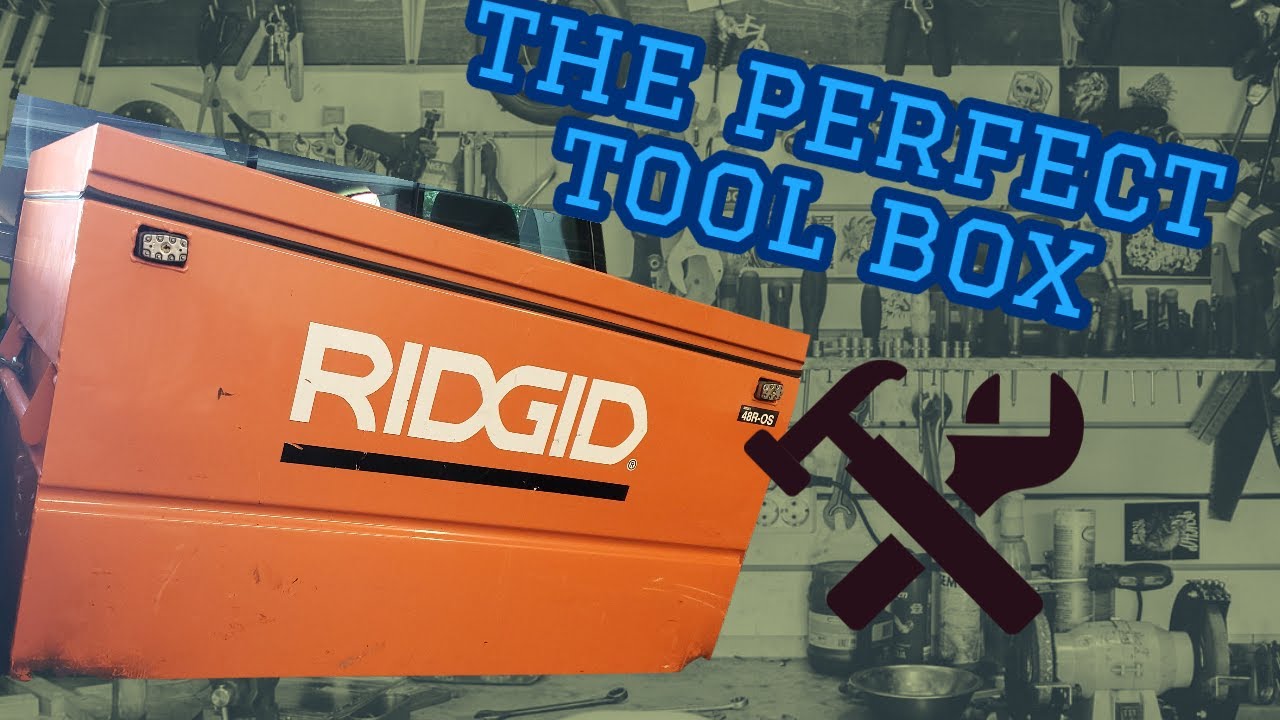 RIGID JOB-SITE BOX **ALL THE TOOLS I NEED FOR MY DT466 ENGINE SWAP**