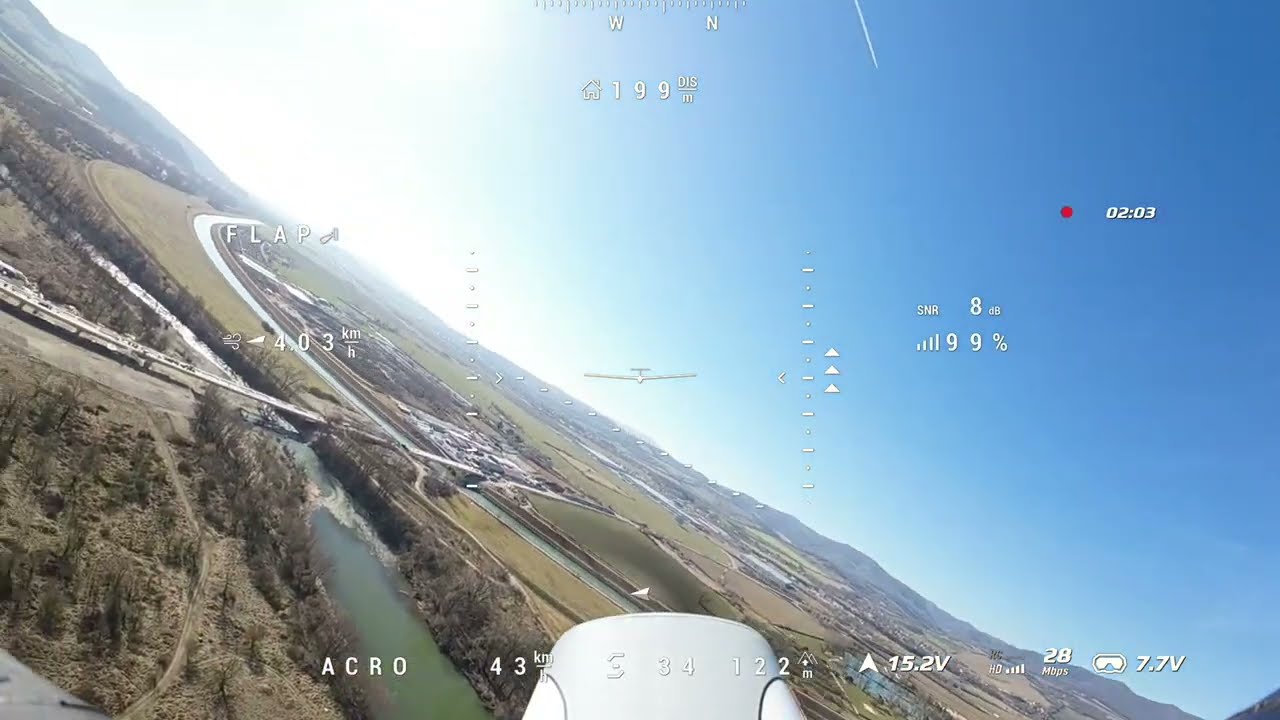 Piper PA-18 SuperCub + DJI 03 AirUnit + INAV 9.0.1 - testing OSD and enjoying Spring Thermal Flight