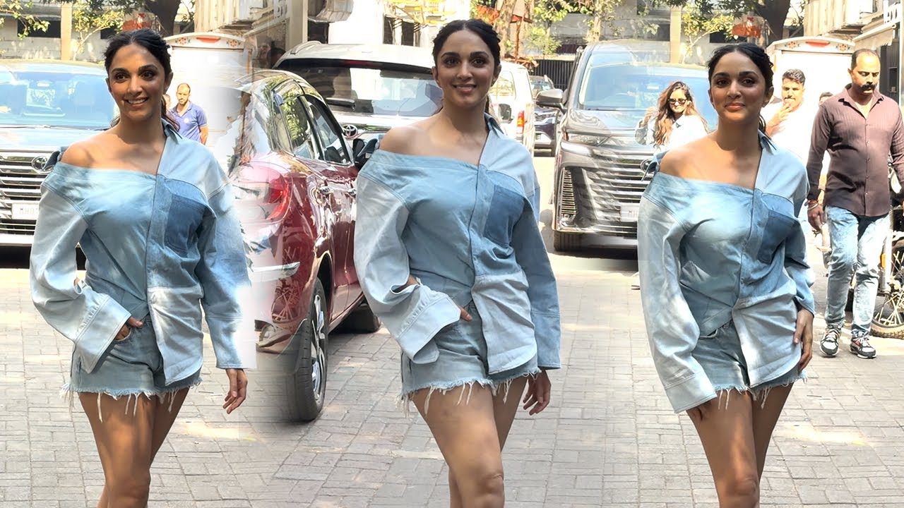 Hot Kiara Advani Snapped At Snowball Studio Worli For A Shoot
