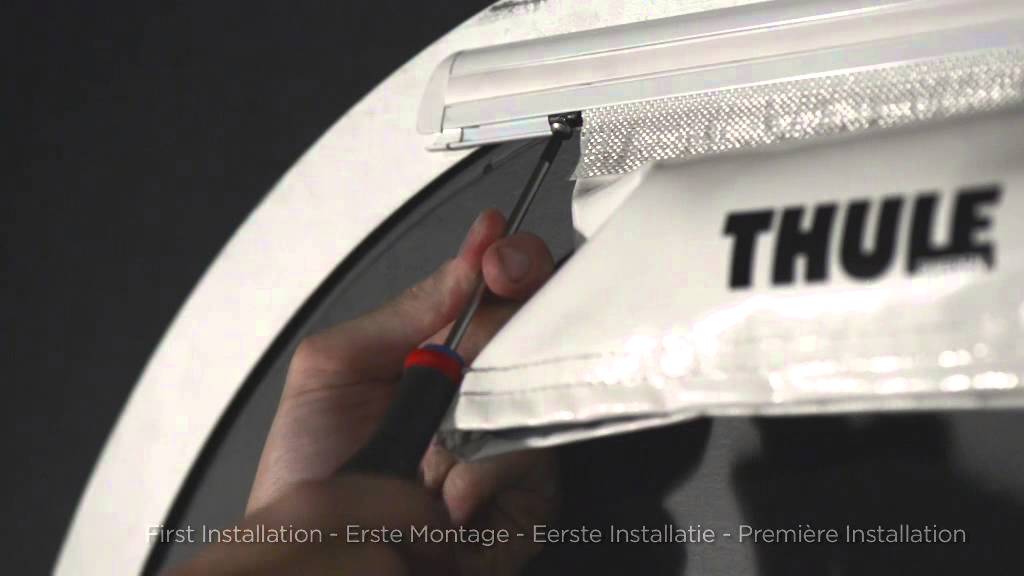 Montage und Funktion der Caravan-Markise Thule Omnistor 1200