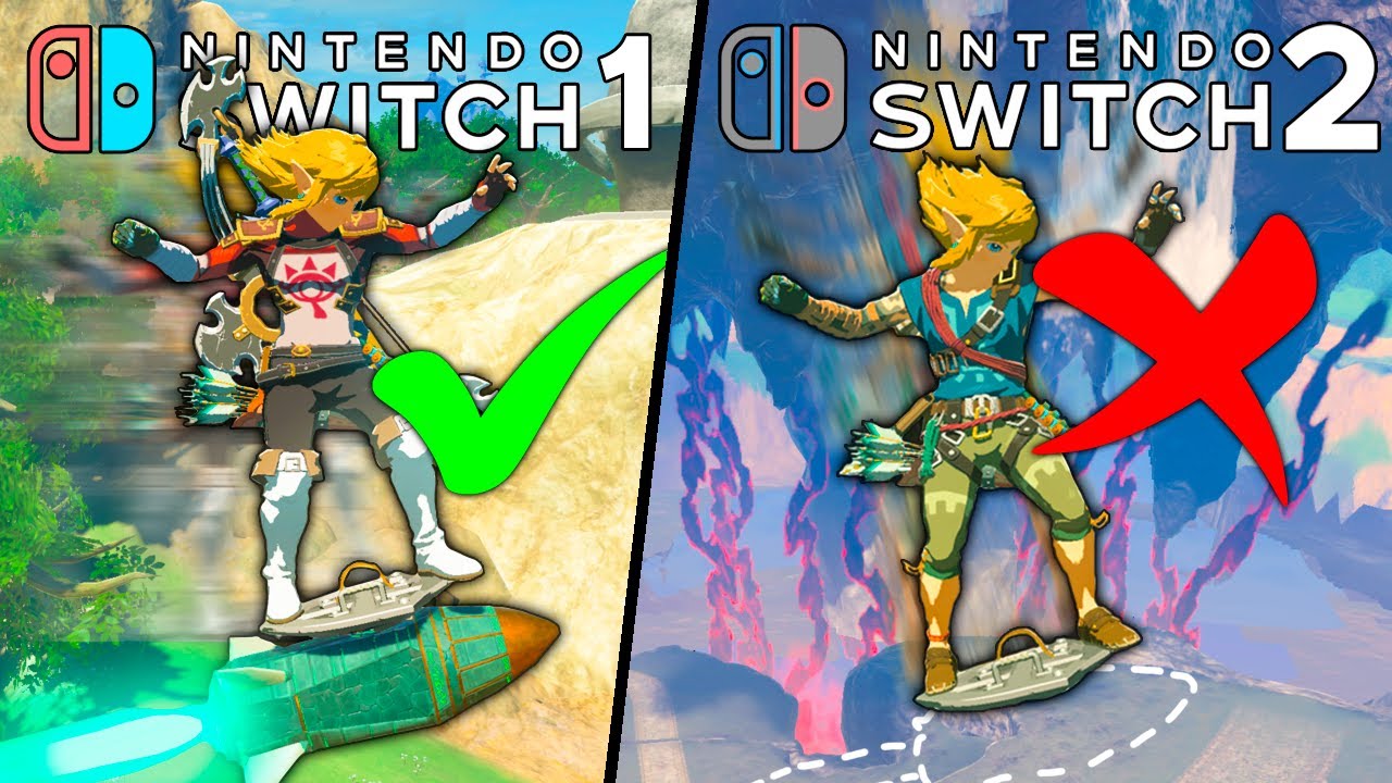 Así son los SPEEDRUNS en SWITCH 2 de Tears of the Kingdom