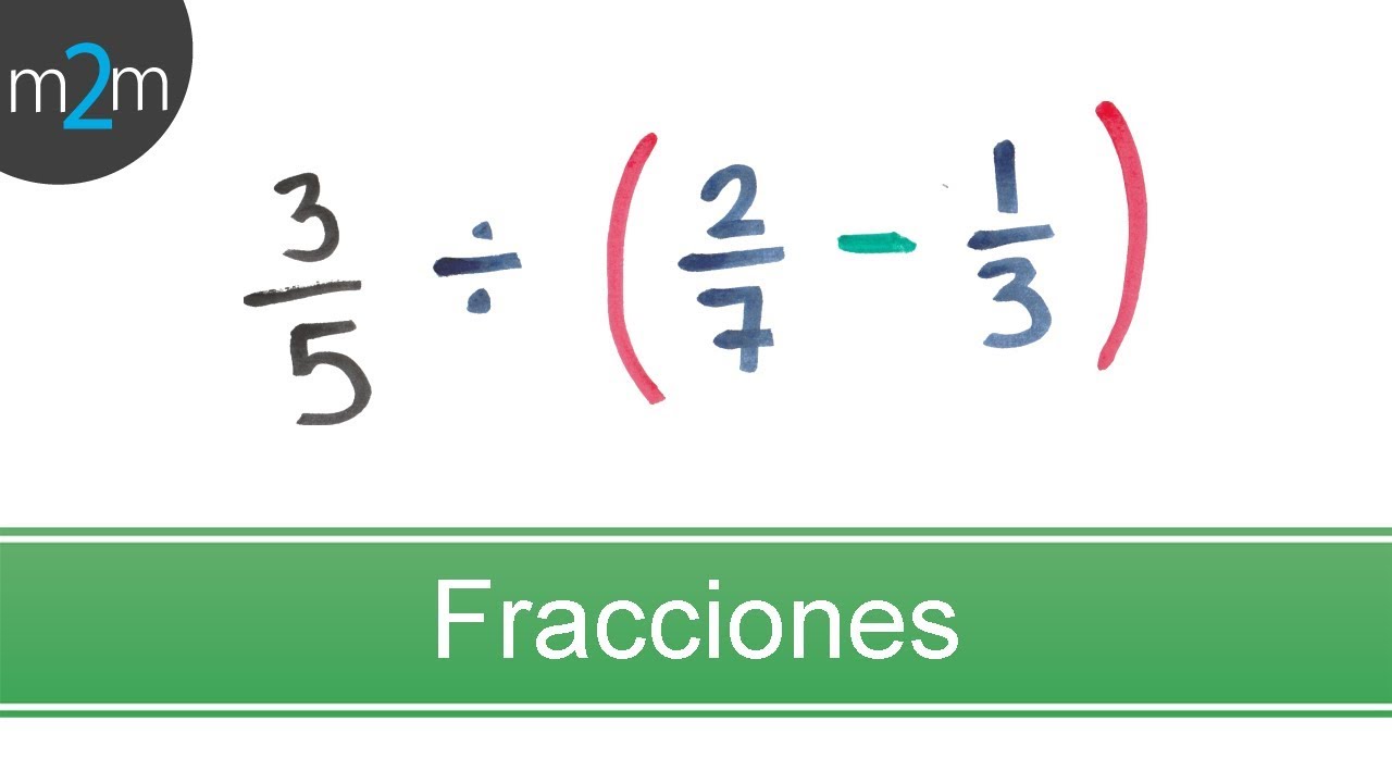 Operaciones combinadas con fracciones │ ej 2
