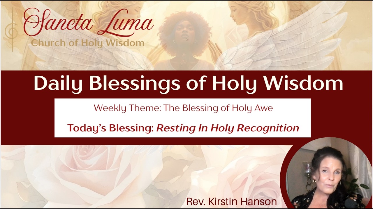 Resting in Holy Recognition 🕊️🌹🕊️ Holy Wisdom's Daily Word