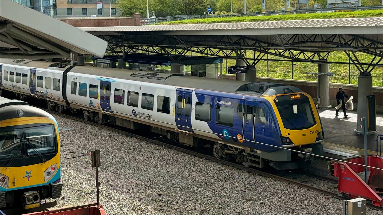 [Full Journey] Northern class 331 POV Manchester Piccadilly - Manchester Airport