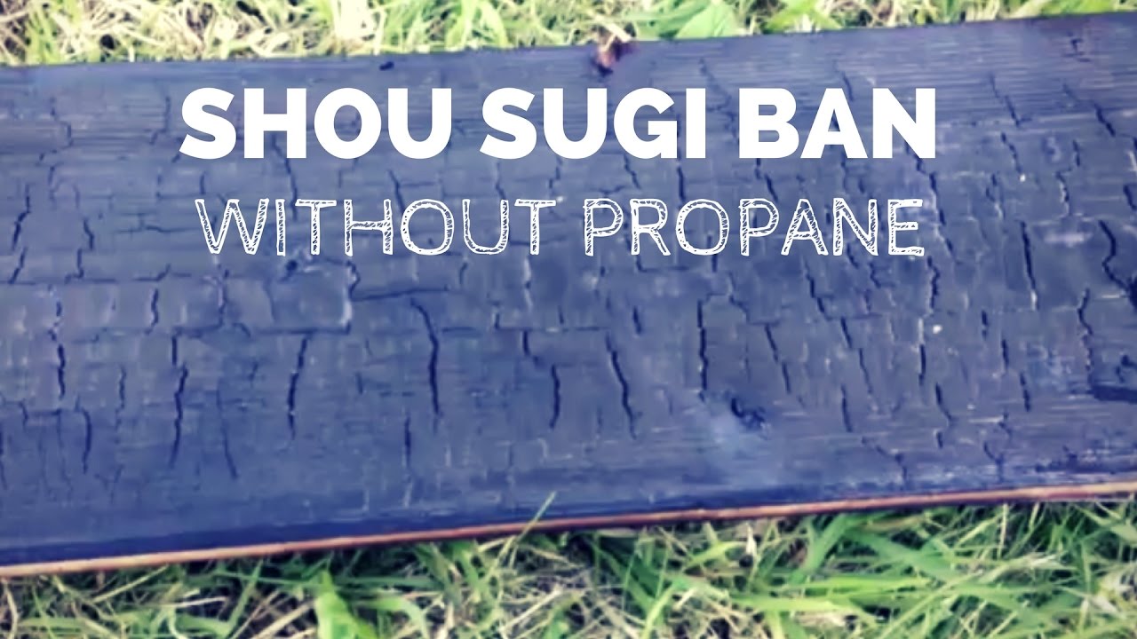 Shou Sugi Ban — БЕЗ ПРОПАНА! (Обшивка обожжённой древесиной)