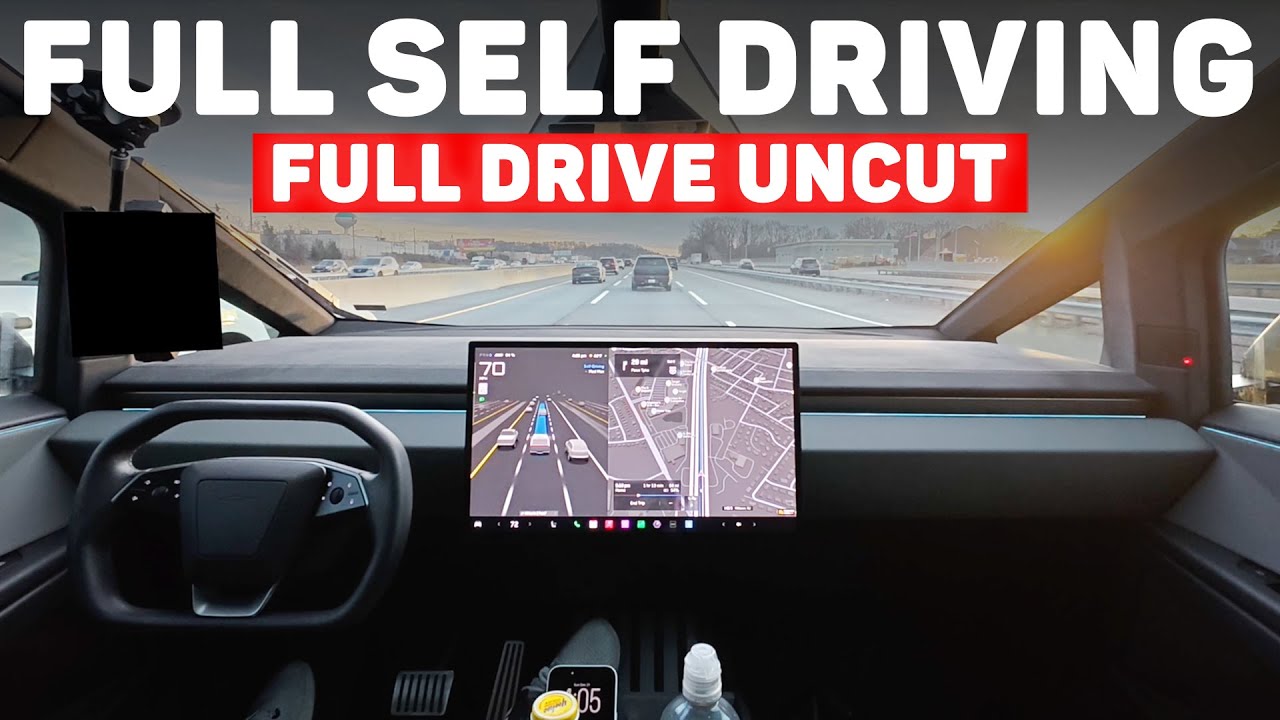 My Truck Drives for 2 Hours Completely By Itself | Tesla FSD v14.2.2.2 Uncut