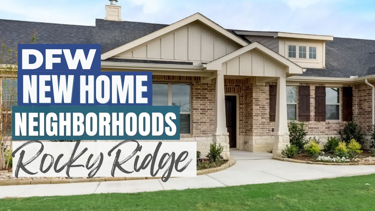 New Home Neighborhoods in DFW - Rocky Ridge, Weatherford TX  [Homes with Acreage in the Upper $400s]