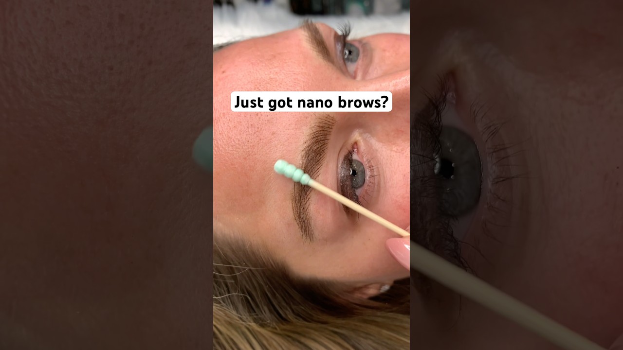 5 tips to heal your nano brows faster 😎#nanoblading #microblading #fluffybrows #nanobrows
