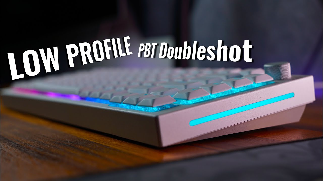 Melhorando meu teclado com Keycaps LOW Profile PBT Doubleshot do Aliexpress