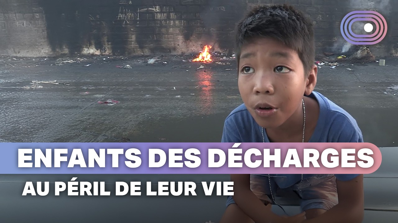 Philippines : ces enfants travaillent au milieu des déchets