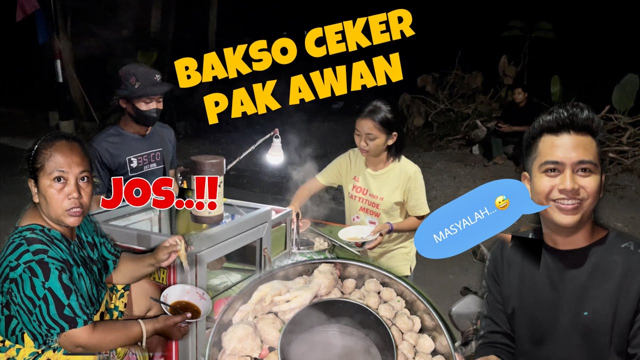 BENGI BENGI MAKAN BAKSO BARENG BARENG DI PINGGIR JALAN LURR MANTAP POLLL…!!!😍