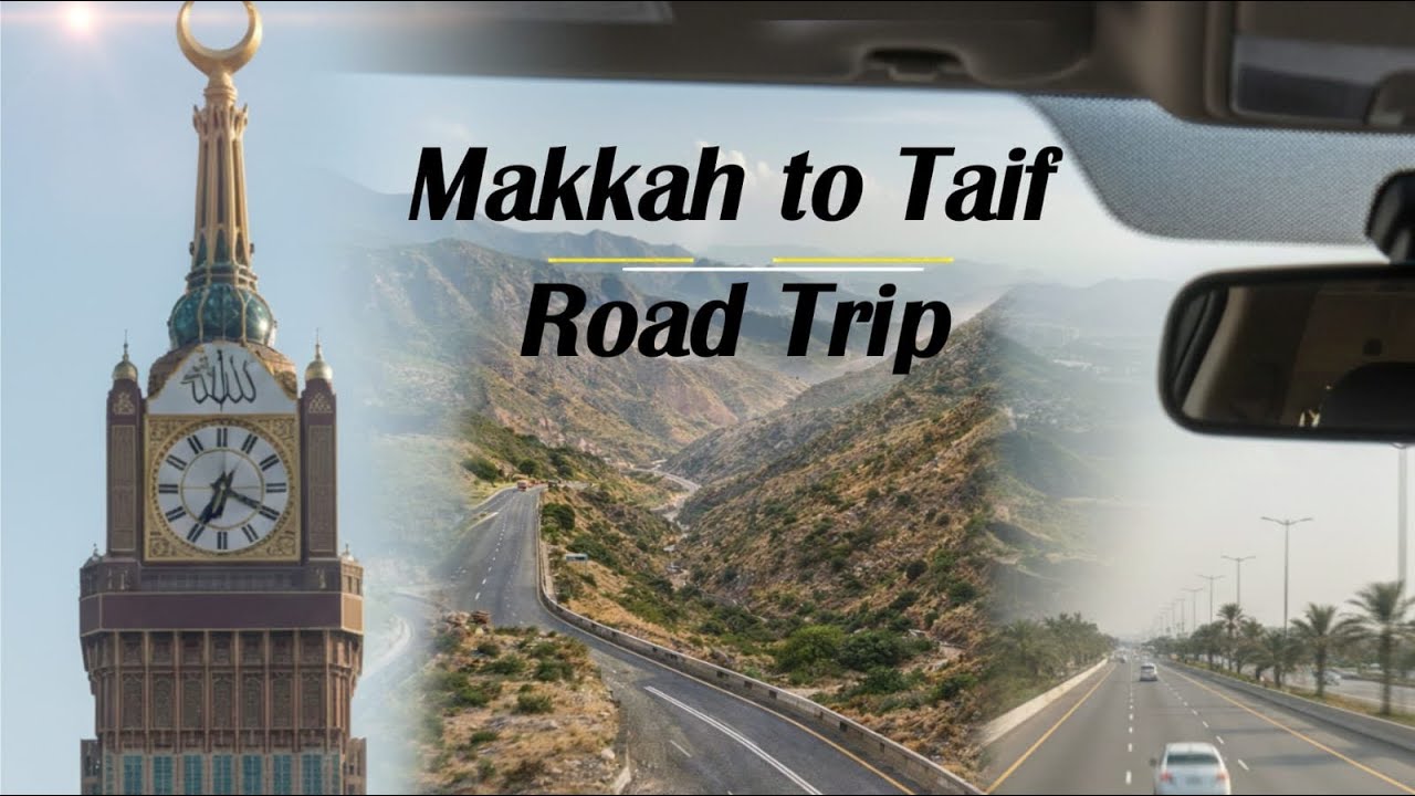 Makkah to Taif Road Trip | Beautiful Weather! | just sitting in car While recording 