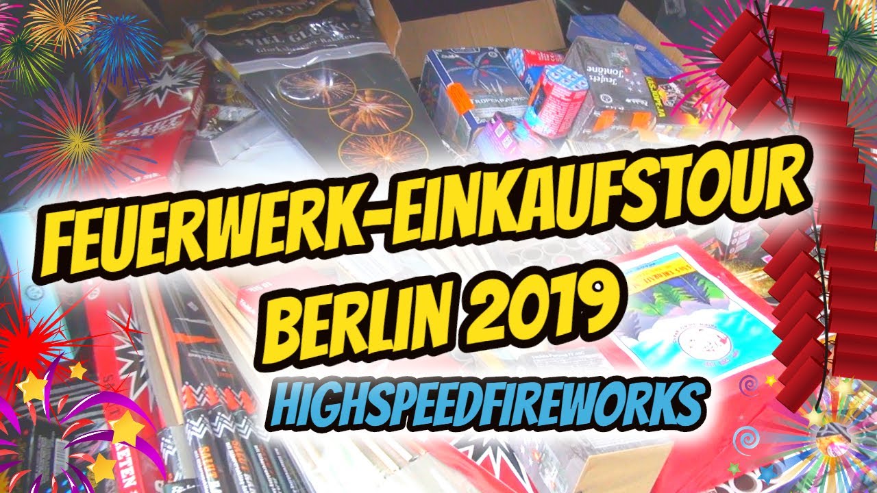 FEUERWERK EINKAUF 2019 mit KNALLTRAUMA und PLANET in BERLIN