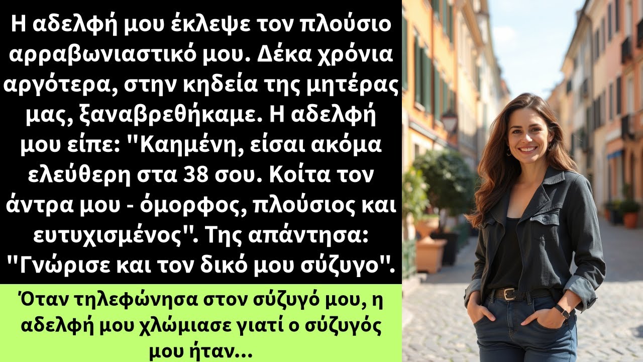 Η αδελφή μου έκλεψε τον πλούσιο αρραβωνιαστικό μου. Δέκα χρόνια αργότερα,στην κηδεία της μητέρας μας
