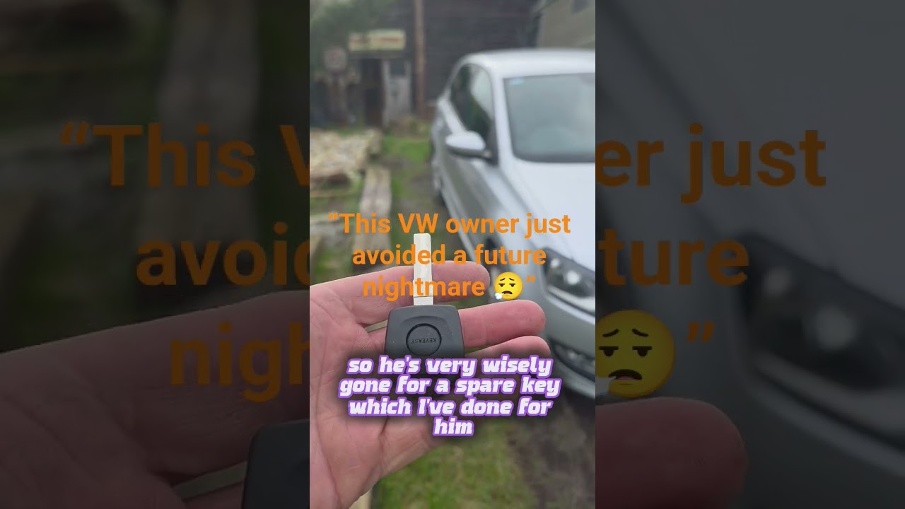 &ldquo;This VW owner just avoided a future nightmare 😮&zwj;💨&rdquo; #autolocksmith #automobile #mygarage #keyrepair