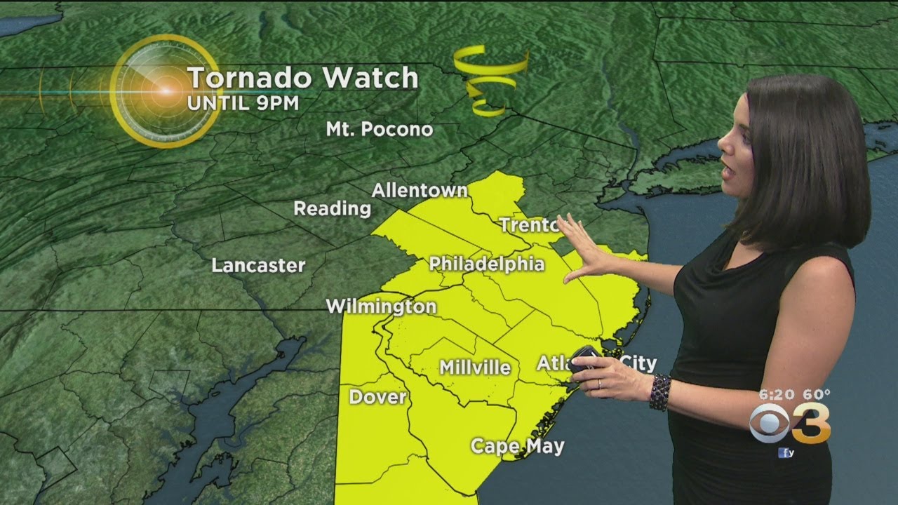 Philadelphia Weather: Tornado Watch In Region