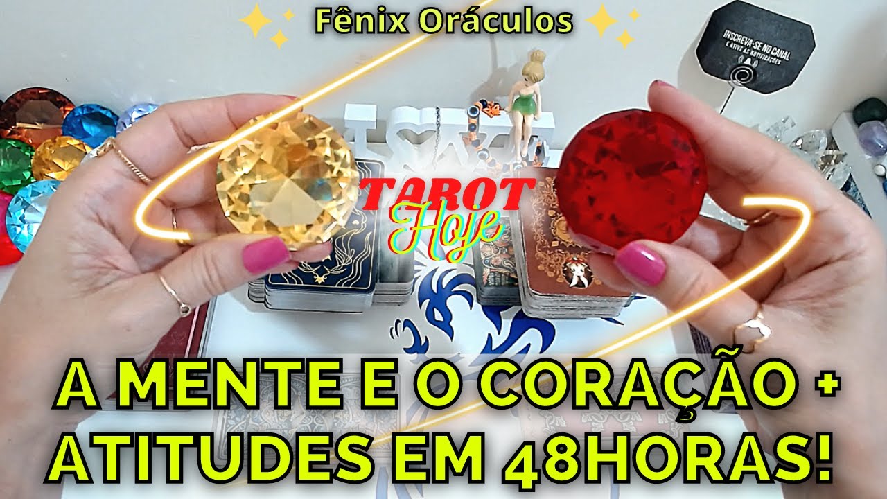 💖💭VOU LER A MENTE E O CORAÇÃO DELE(A) EM RELAÇÃO A VOCÊ + COMO ELE(A) VAI AGIR EM ATÉ 48 HORAS🔮Tarot