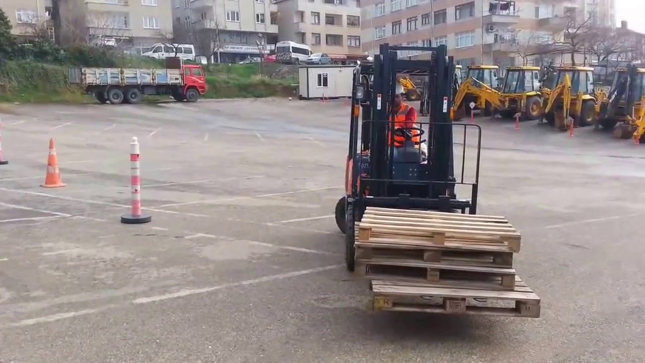 M.E.B iş makinaları forklift operatörlük sınavı