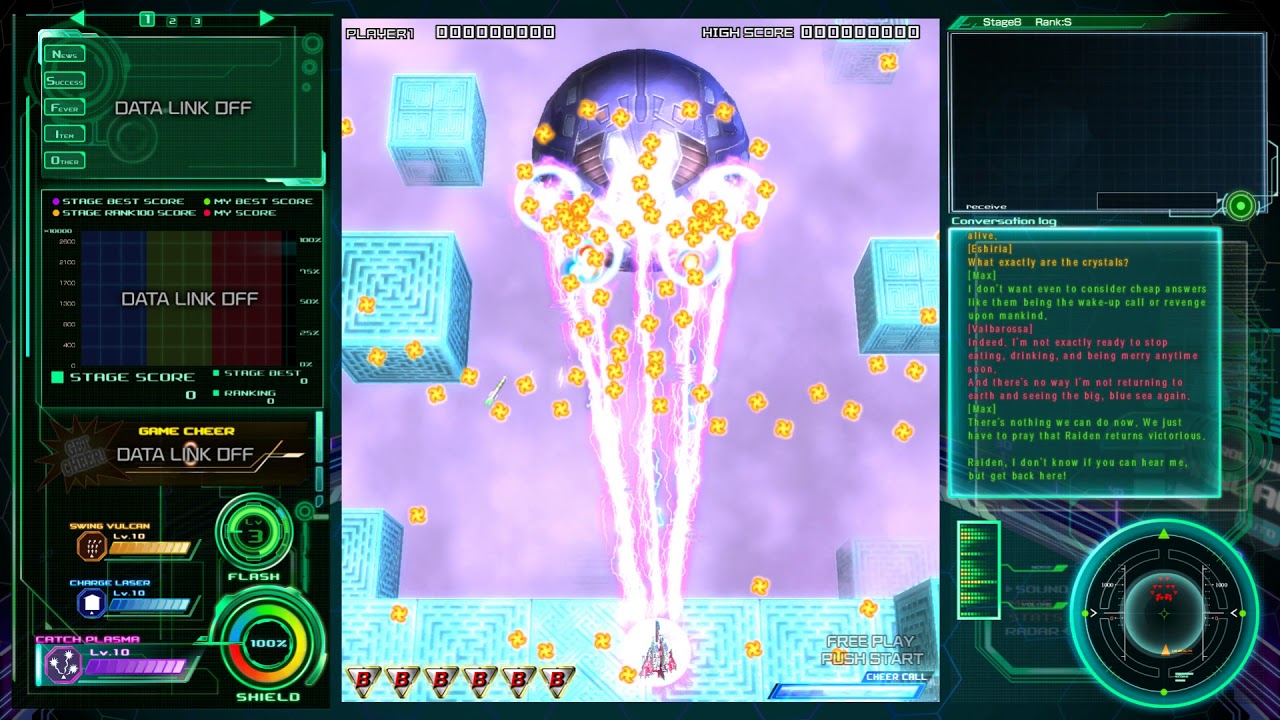 Raiden V: Director's Cut - Stage 8 + Good Ending