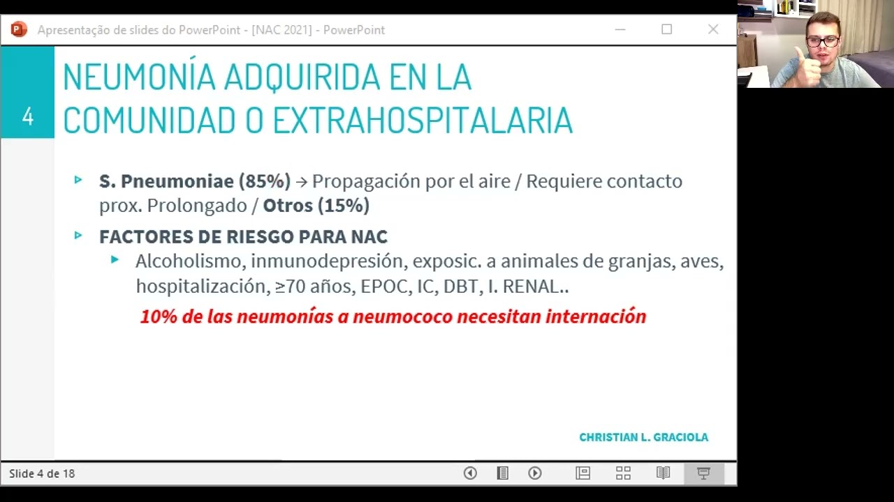 Neumonía adquirida en la comunidad