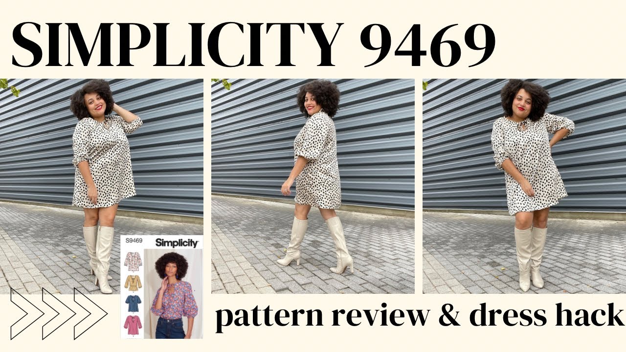 Simplicity 9469 pattern review & dress hack explained!