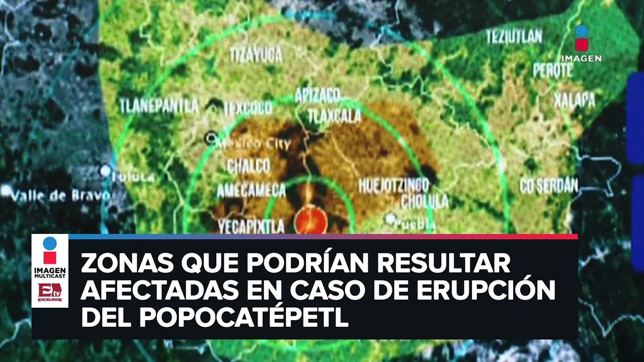 Panoramas ante una posible erupción del Popocatépetl