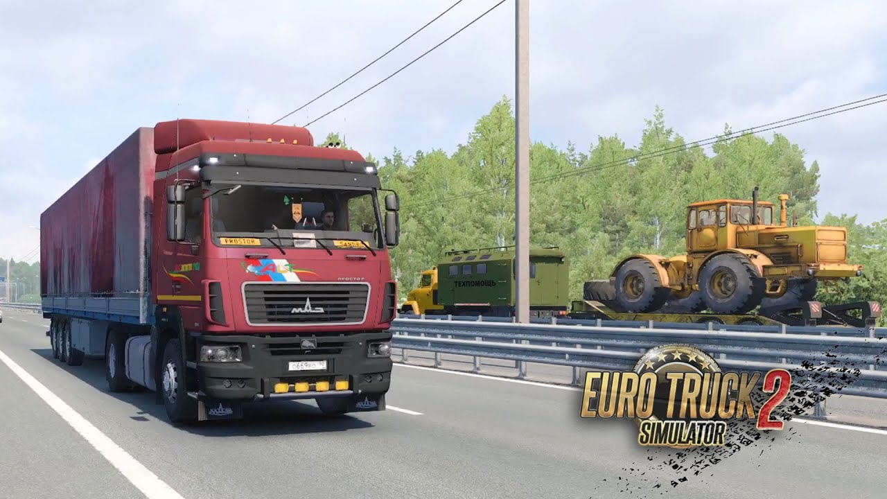 MAZ 5440 C9 SF PROSTOR  (2k) 🔸 Altai Map 1.5.1  🔸  ETS 2