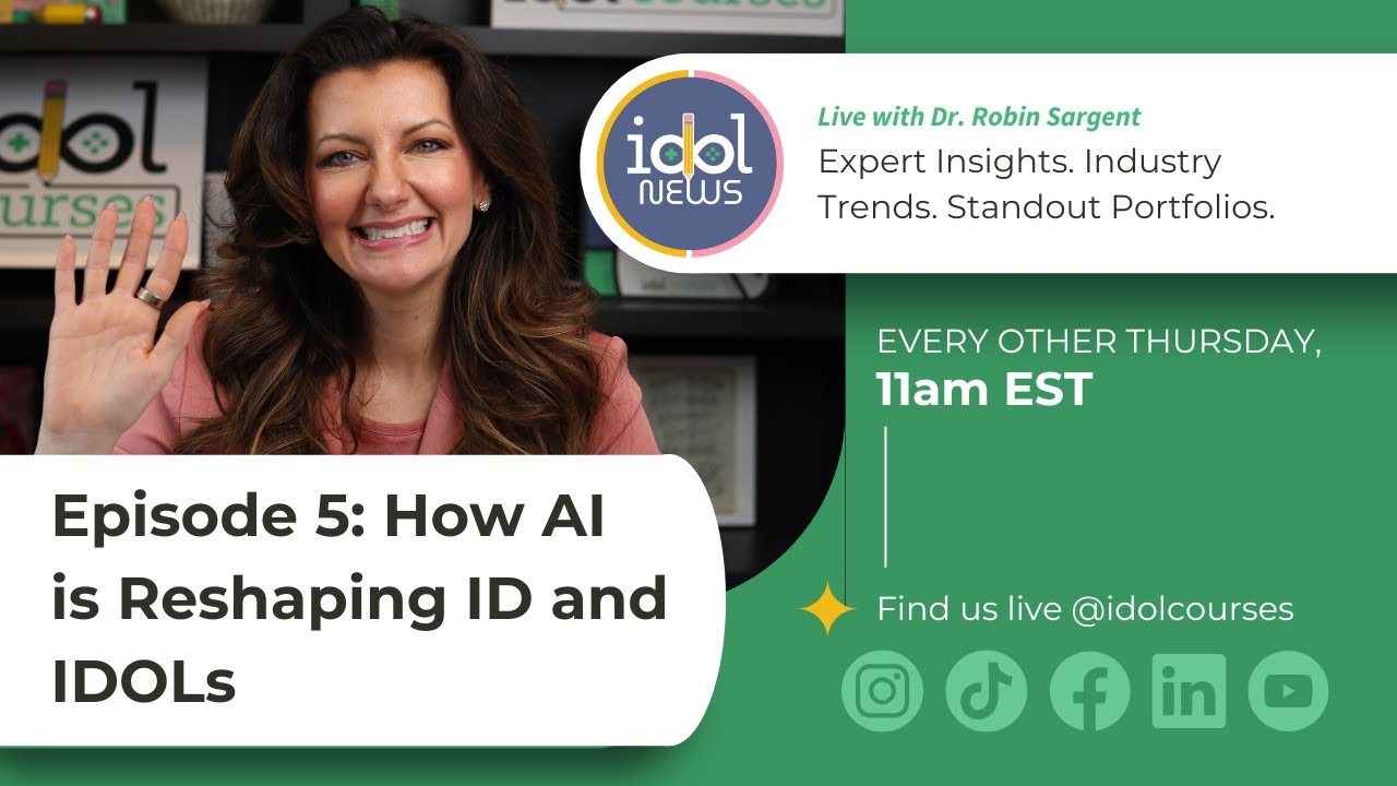 IDOL News | AI in Education, Executive Orders, and the Future of Instructional Design