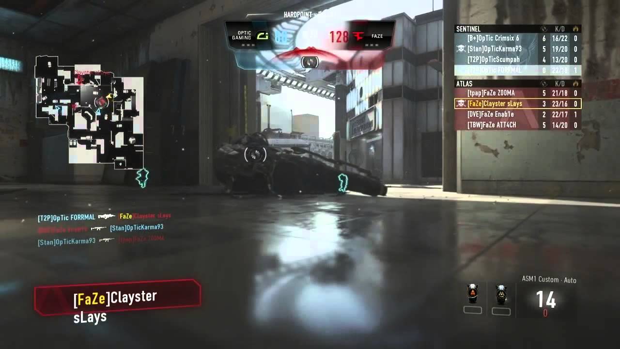 Optic Gaming vs Faze - Game 1 (MLG Pro League - September 2nd 2015)