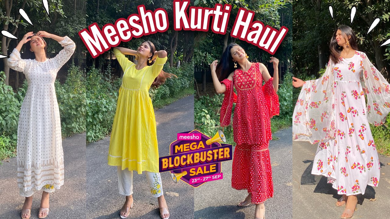 Meesho Kurti haul Starting at ₹355| Navratri special | Meesho Haul