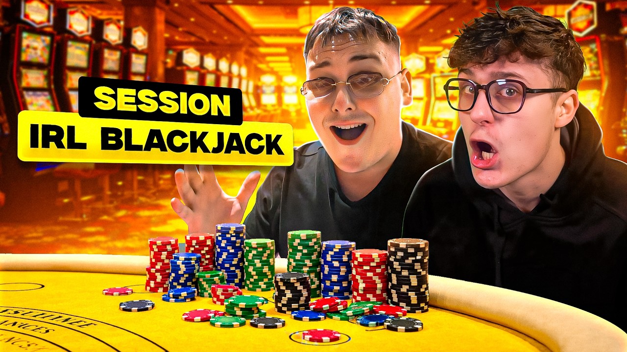 BLACKJACK IRL : JE BRAQUE LE CASINO IL SE DEMANDE SI JE TRICHE TELLEMENT JE DEVIENS RICHE ! 🤯