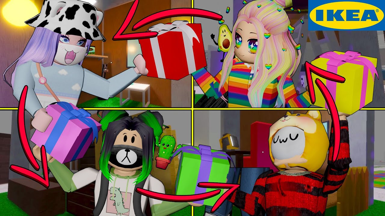 ЧТО БУДЕТ, ЕСЛИ ПОКРАСИТЬ ПОДАРОК В ИКЕЕ? Roblox 3008