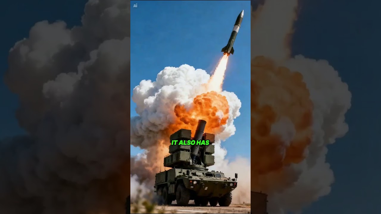 The Pantsir-SM: Russia's Advanced Air Defense System Explained  #militaryweapons  #antishipmissile