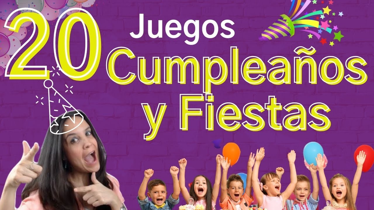 20 Juegos para CUMPLEAÑOS 🥳y FIESTAS de NIÑOS👶👦 , Divertidos y FÁCIL de Preparar!!👏👏
