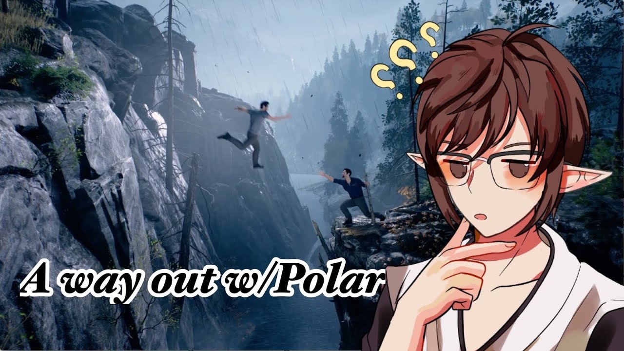 things gets SERIOUS!! | Chatting + Chiling | A Way Out w/Polar Part 3[ Vertical ]