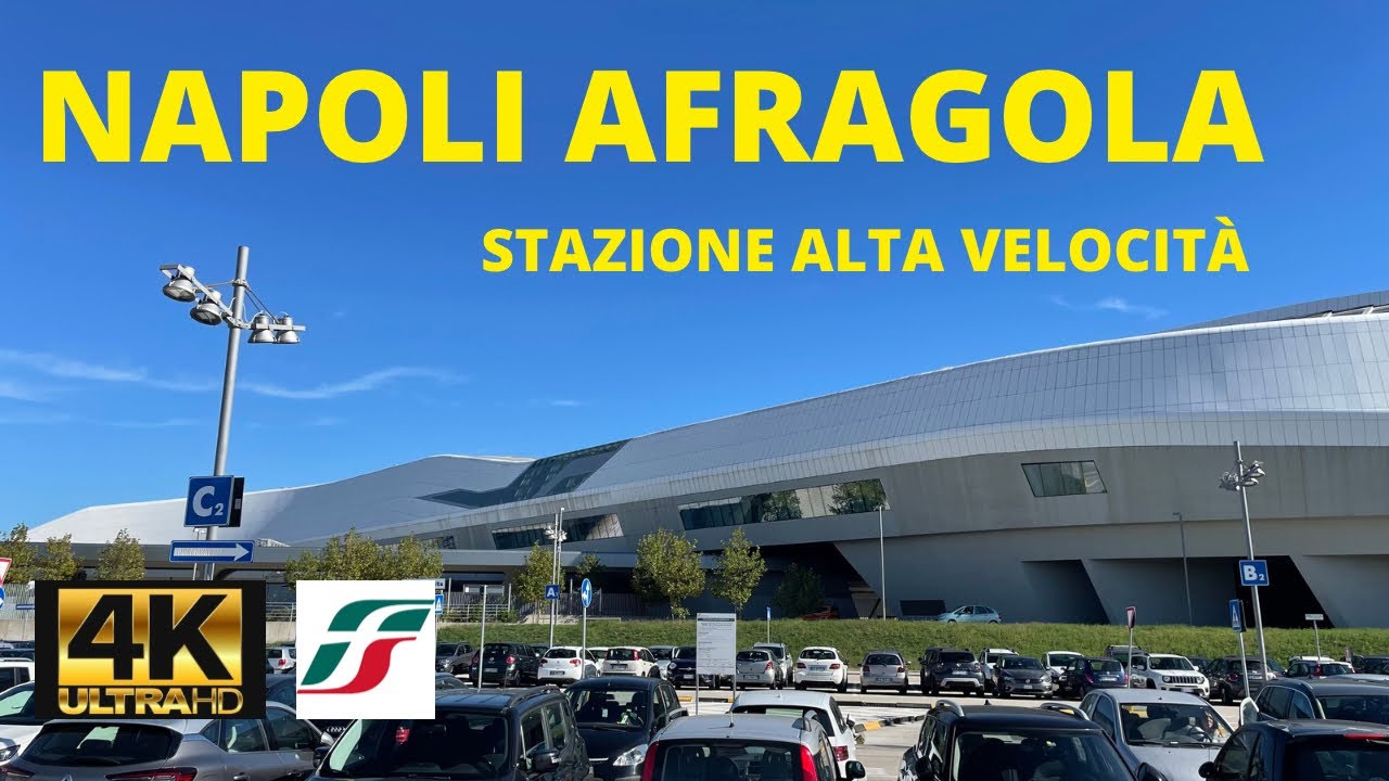 [4K] Stazione Alta Velocità Napoli Afragola | Napoli Afragola high speed railway station