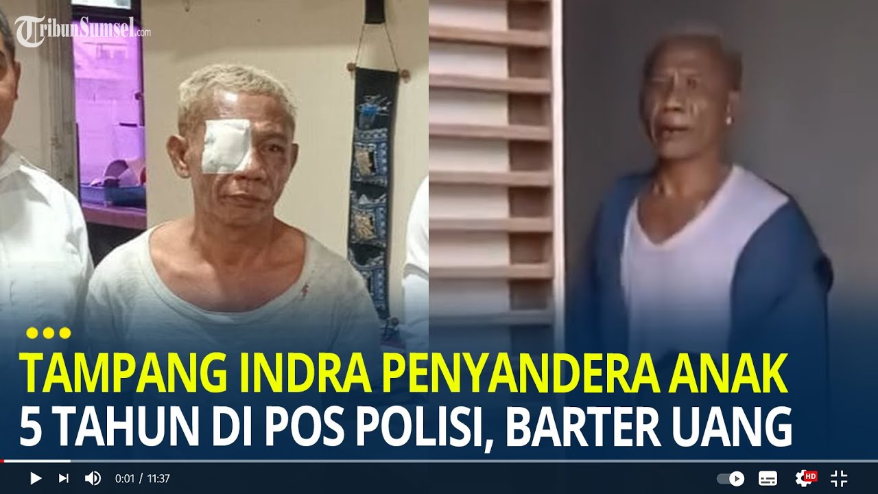 Tampang Indra Jaya Penyandera Anak 5 Tahun di Pos Polisi, Culik Demi Barter Usai Ditolak Pinjam Uang