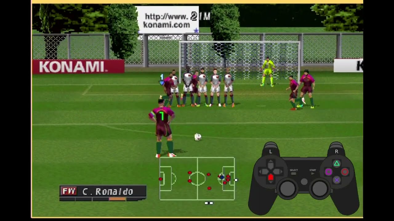 Winning Eleven 2002. Tutorial de tiros libres by Pascutti. 1ra Parte.