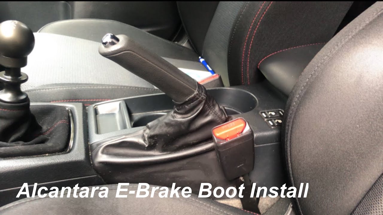 Alcantara E-Brake Boot Install | 2017 WRX | 2015 2016 2018 2019 2020 Subaru WRX STI