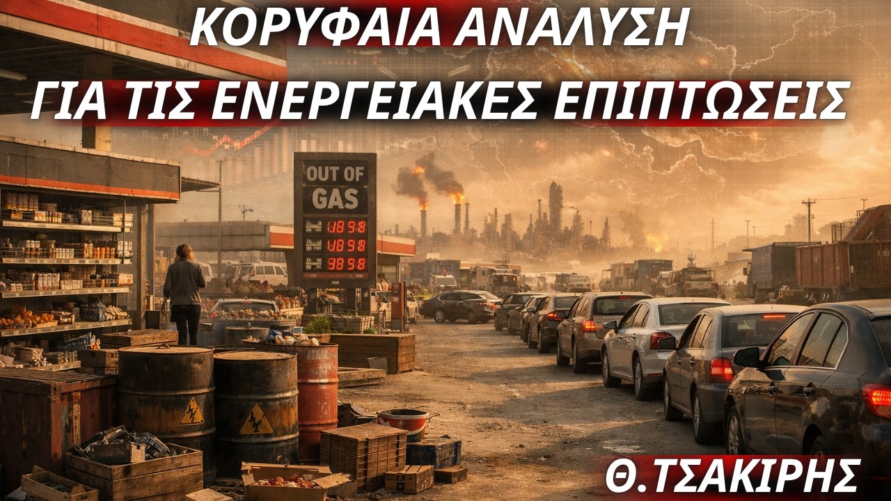 Θεόδωρος Τσακίρης: Κορυφαία ανάλυση για τις ενεργειακές επιπτώσεις της κρίσης-Απίστευτες καραμπόλες