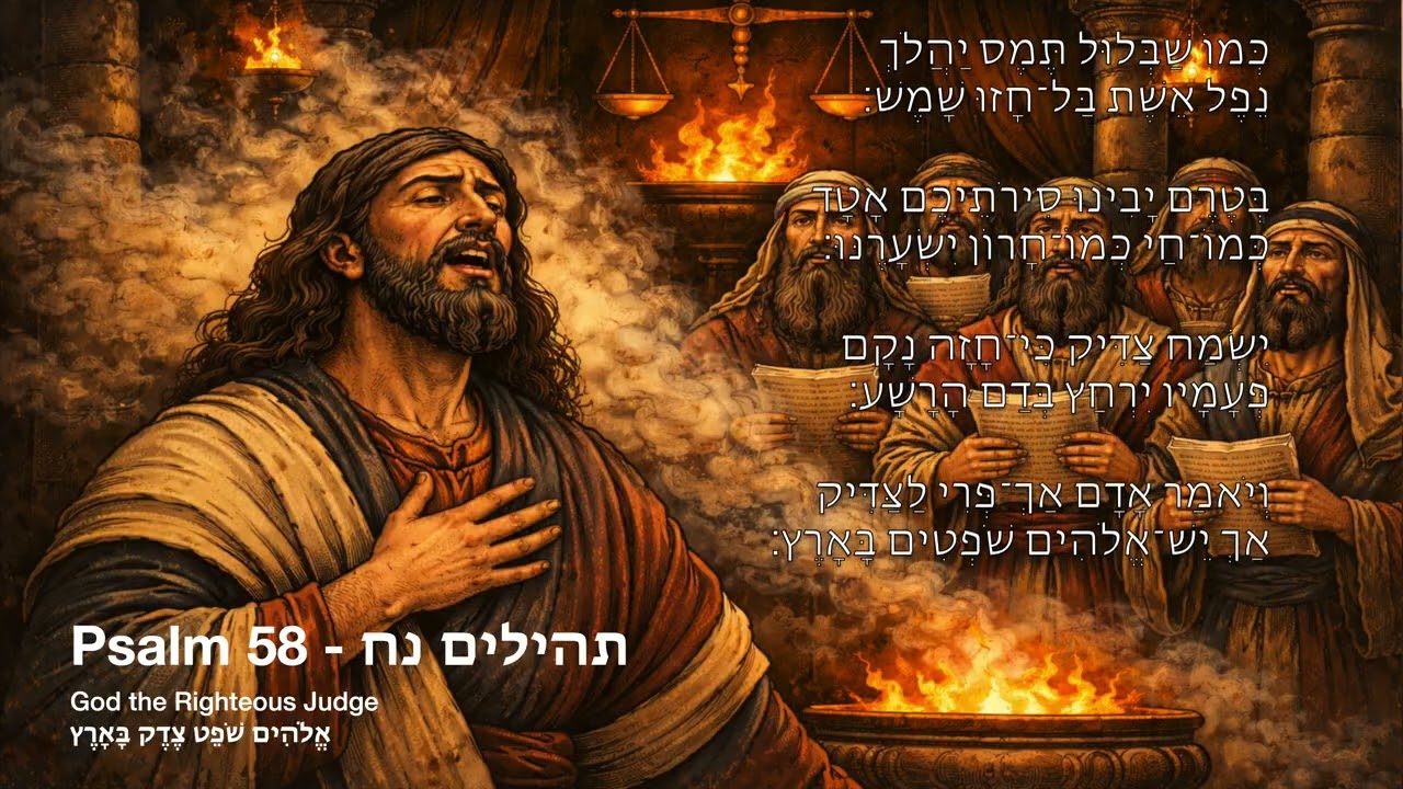 Psalm 58 - תהילים נח — Hebrew Version | Psalms Music Project