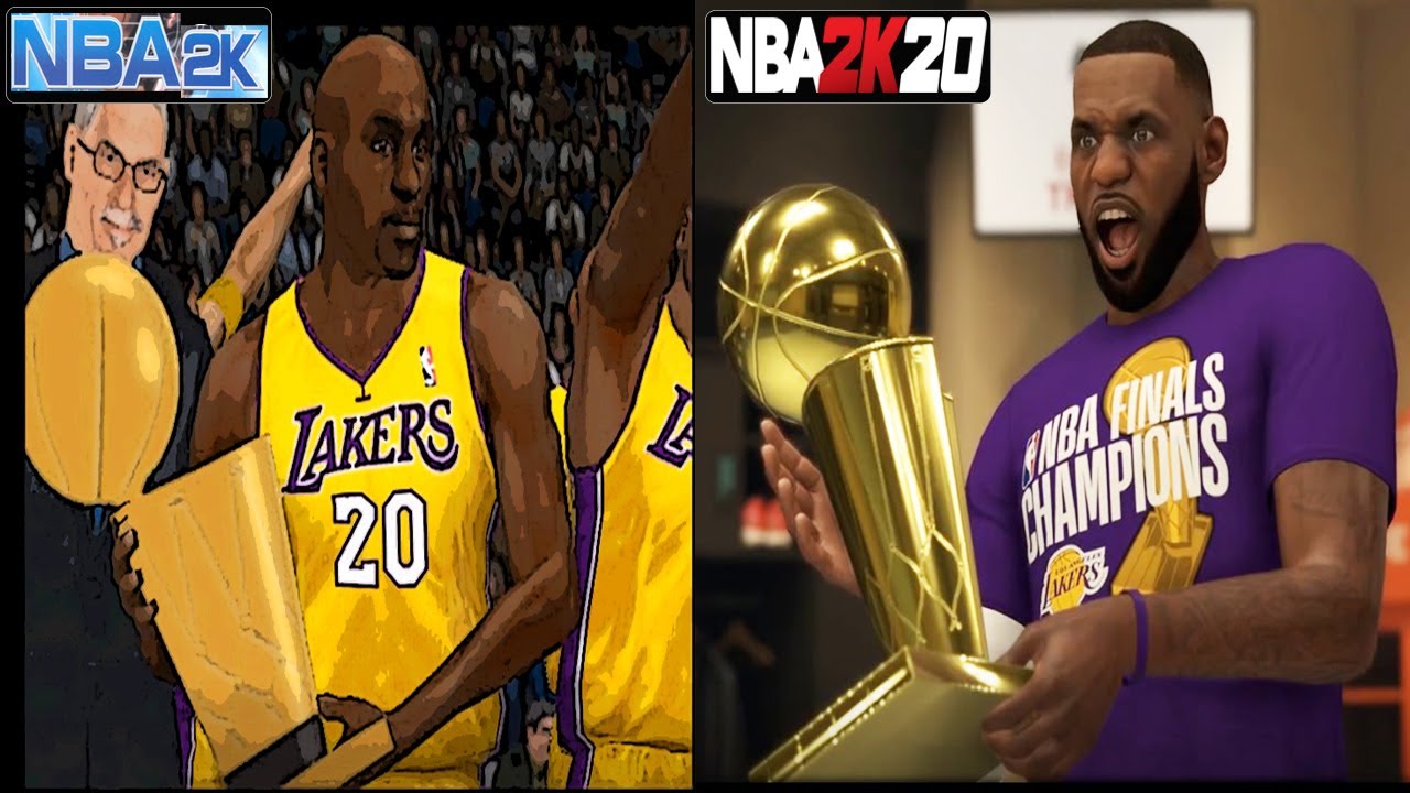 EVERY NBA FINALS Championship Celebration (NBA 2K - NBA 2K20)