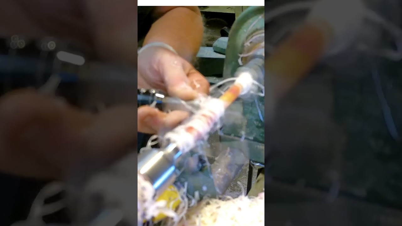 Turning a slimline resin pen