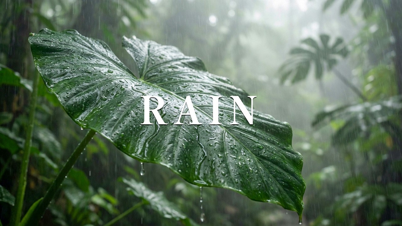 Rain – Relaxing Guitar for Stress Relief, work and study | Quiet Guitar Corner