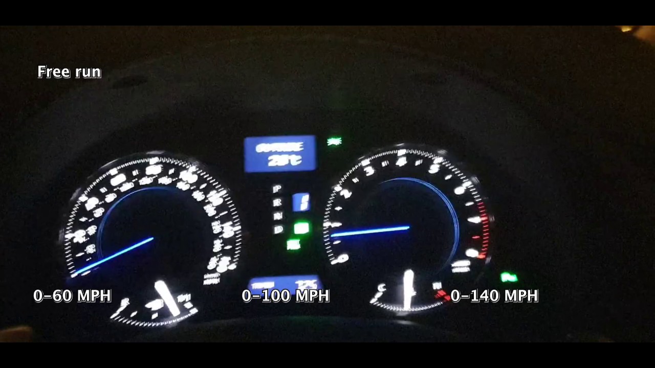 IS350 E85 Tune 0-150MPH run