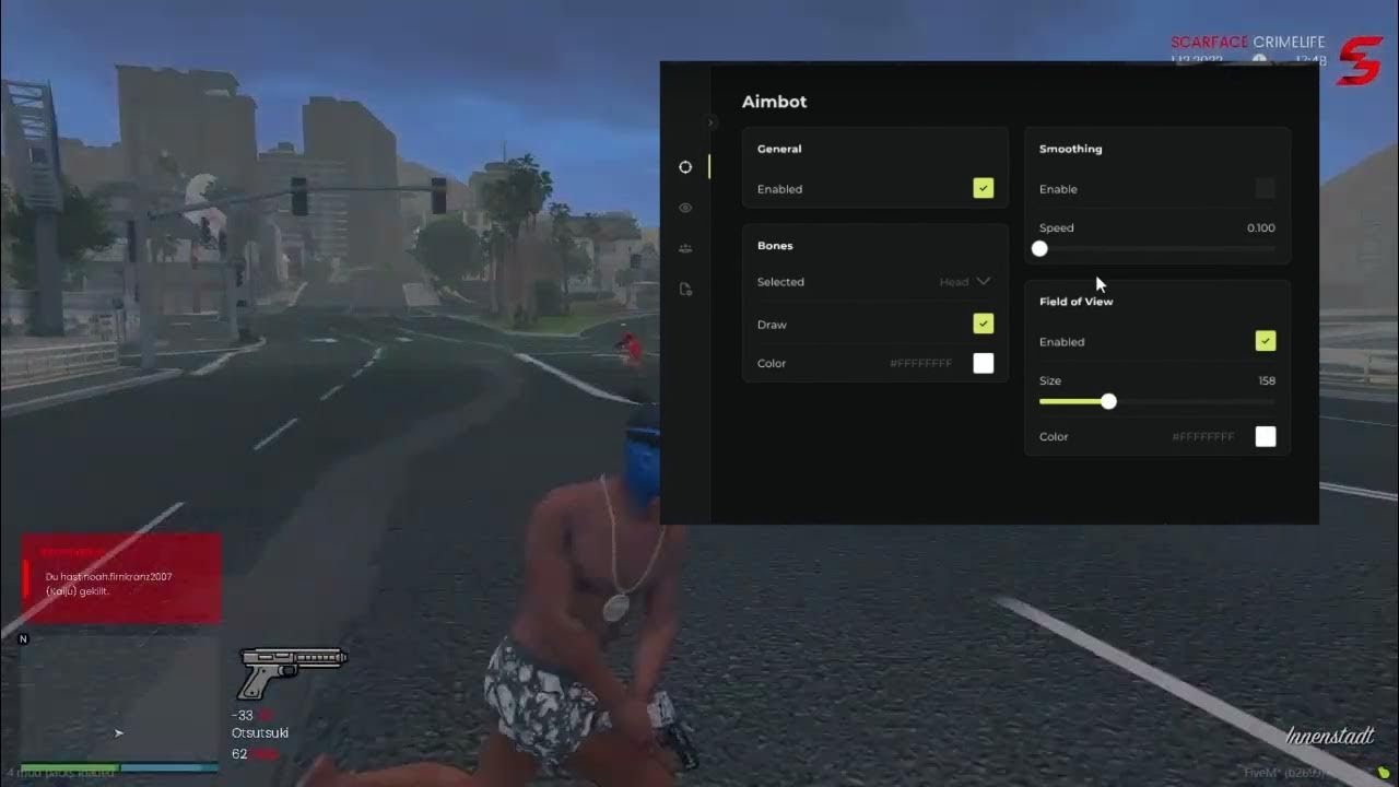 FIVEM MOD MENU FOR FREE [UNDETECTED] 🔫🎯