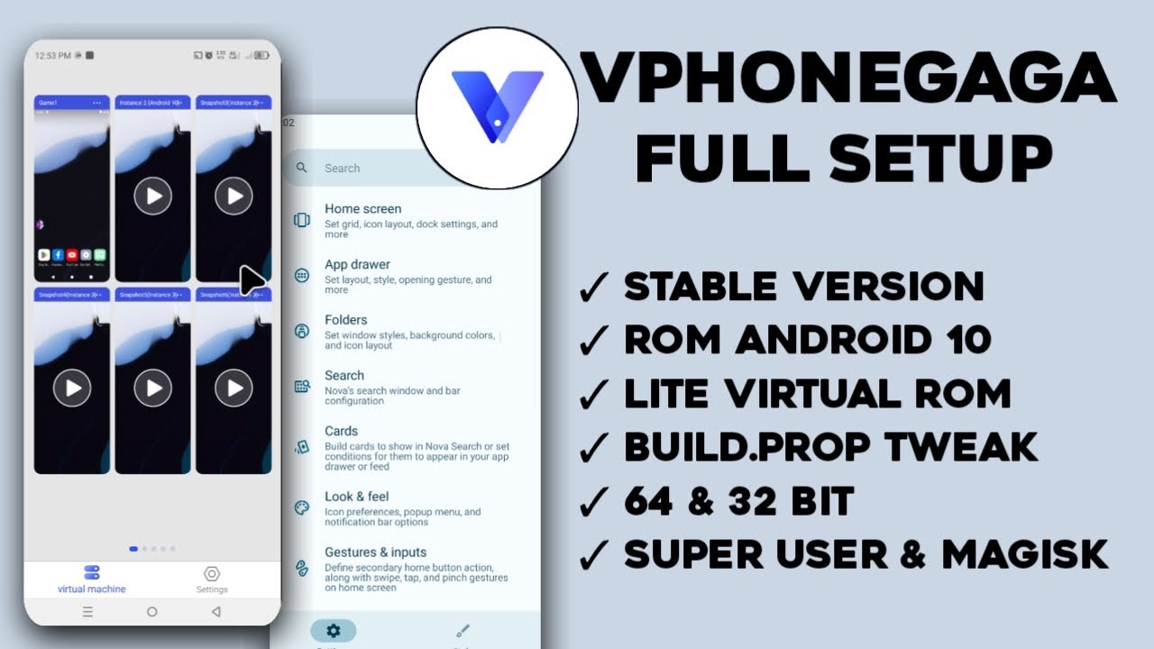 Vphonegaga Rooted ROM Android 10 Magisk | Полная настройка 28.10.25