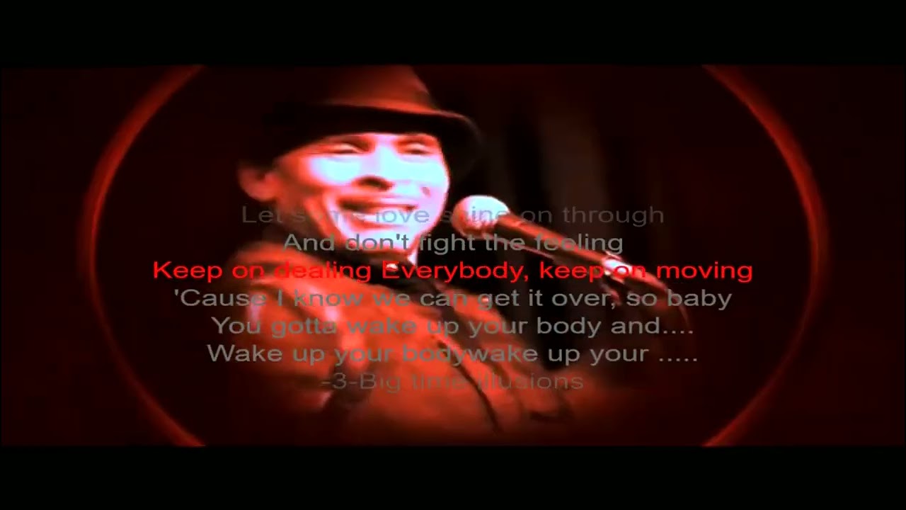 Keni Burke    Risin' to the top lyrics overlay