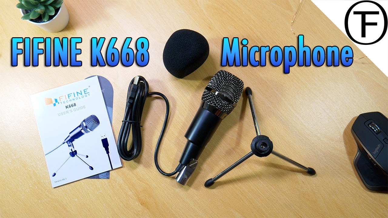 Fifine Computer Microphone - K668 Review/Test. Great Budget Mic.😍