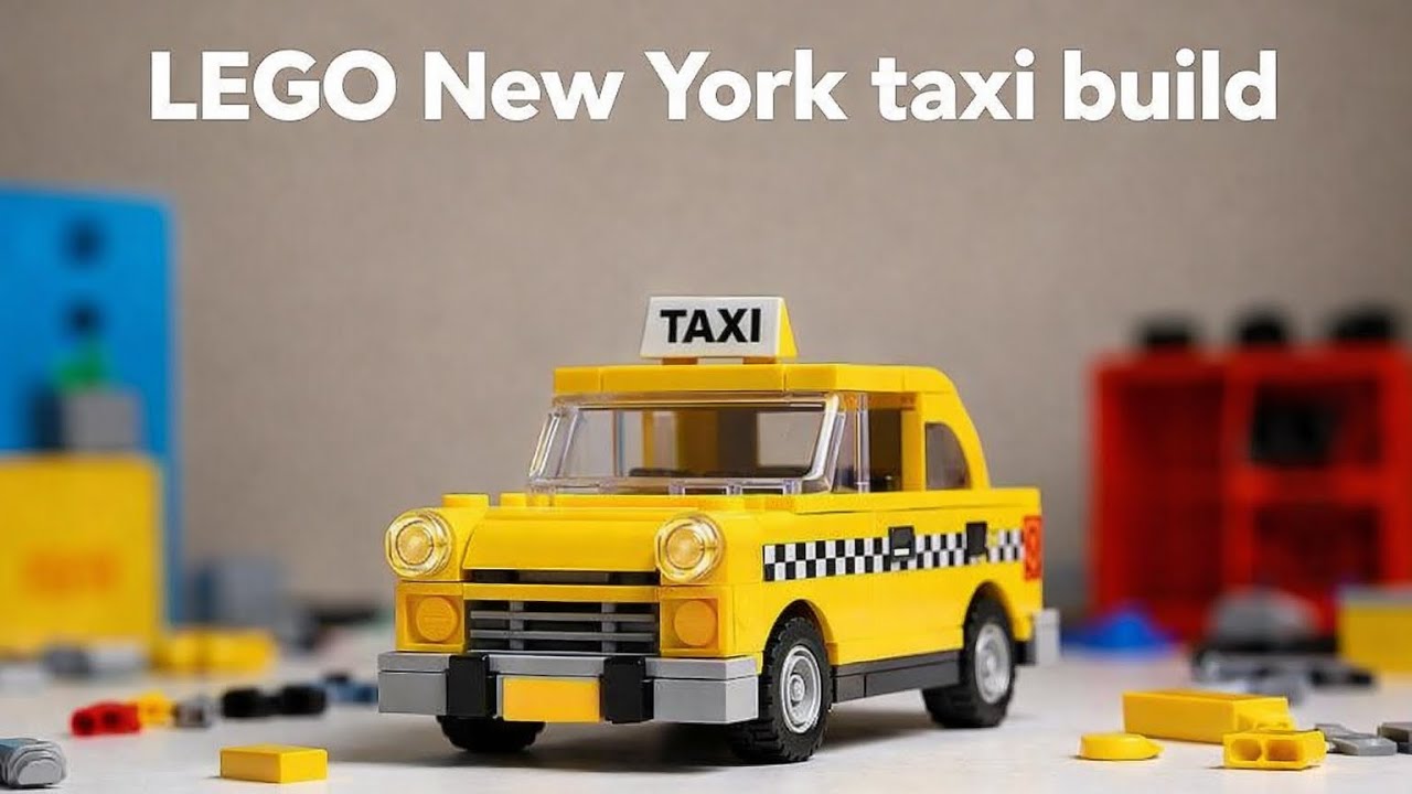 Building LEGO New York taxi 🚕